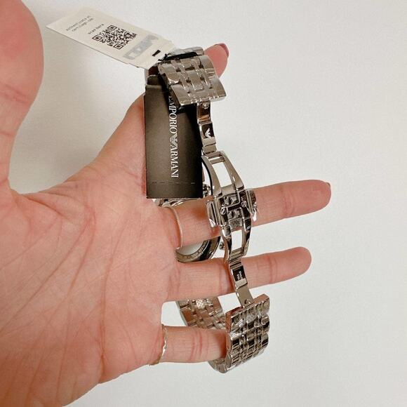 Emporio Armani AR0389 Men's Chronograph Stainless Steel Watch - Picture 5 of 6